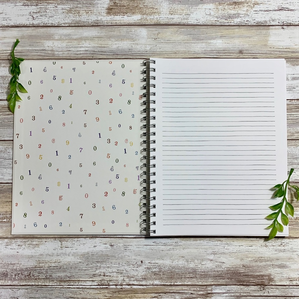NWT Rae Dunn Large Hardcover 160pc Notebook - Picture 2 of 3